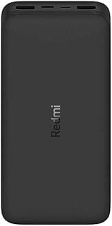 30000 mAh Power Bank Redmi 18W, Quick Charge, Black, 15.5 x 7.4 x 2.8 cm