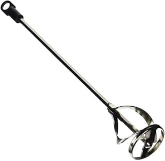 Edward Tools Paint and Mud Mixer for drill in 1 to 5 gallon buckets - Fits all standard drills - Zinc plated steel - Reinforced weld - Hex head for non slip - Easy Clean - Paint mixer attachment (2)