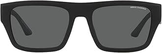 Armani Exchange Men's Ax4124su Universal Fit Rectangular Sunglasses