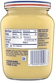 Grey Poupon Dijon Mustard (16 oz Jar) (Pack of 2)