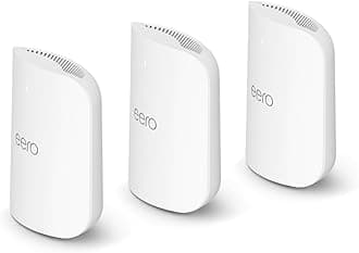 Amazon eero Pro 7 tri-band mesh Wi-Fi 7 router (newest model) - Supports internet plans up to 5 Gbps, Coverage up to 6,000 sq. ft., 3-pack