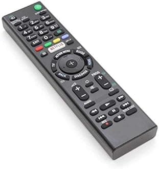 Universal Sony TV Replacement Remote – Works With ALL Sony Televisions (LED,LCD,Plasma) – Ideal TV Replacement Remote Control With Same Functions As The Original Sony Remote - Black