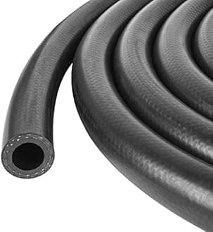 5/8 Inch (16mm) ID Fuel Line Hose 15FT NBR Rubber Push Lock Hose High Pressure 300PSI for Automotive Fuel Systems Engines