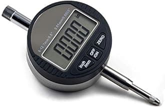 Digital Dial Indicator 0.01mm/0.0005'' Digital Probe Indicator Dial Test Gauge Range 0-12.7mm/0.5'' Dial Test Indicators Electronic Indicator Gauge