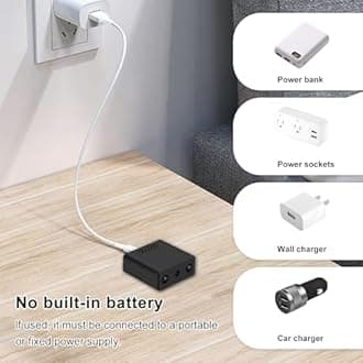 Small Hidden Camera Spy Cameras - Mini Nanny Cam for Home Security, Camaras Espias Ocultas, No WiFi Needed, SD Card Recorder