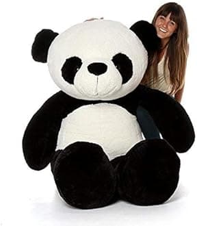 HUG 'n' FEEL SOFT TOYS Panda Teddy, Panda 3 Feet, Teddy Bear 3 Feet for Girls, Kids, Birthday Gift for Girls,Wife, Boyfriend, Husband (Panda, 3Feet).