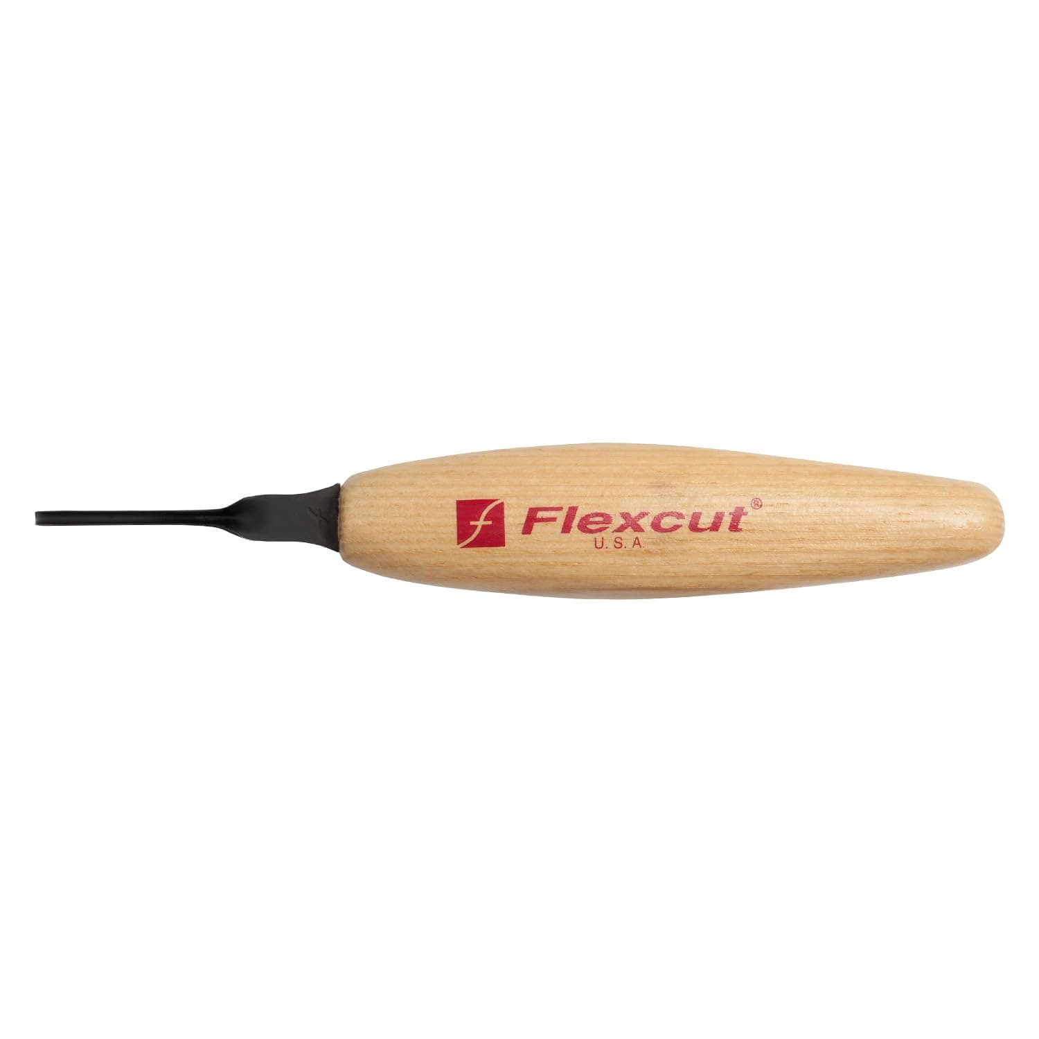 FLEXCUT Micro Shallow/Deep U-Gouge, Razor Sharp High Carbon Cutting Blade