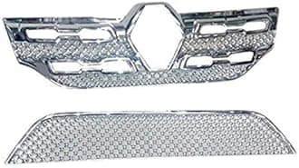 CAR SAAZ Bentley Style Front Chrome Grill Compatible with Kwid Type 1(2015-2018)