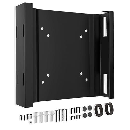 Mini PC Mount for Lenovo ThinkCentre Mounting Bracket Wall VESA and Under Desk Mount for Lenovo ThinkCentre Tiny Desktops M600 M700 M710Q M715q M720Q M800z M900 M910Q Mini Desktop Bracket