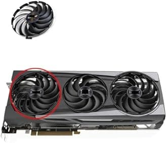 Graphics Card 87MM 95MM Compatible with RX 6700 6800 6900 XT Graphics Card Cooling Fan FDC10H12D9-C FDC10U12D9-C(A Fan)