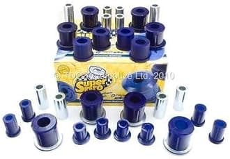 SuperPro Polyurethane Front, Rear Control Arm, Leaf Spring Bush Kit KIT5177K