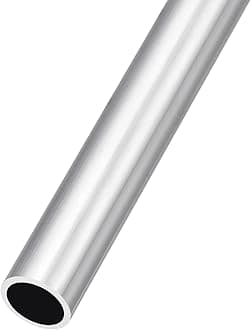 METALLIXITY 6063 Aluminum Tube (15mm OD x 12mm ID x 300mm L), Aluminum Round Tubing - for Home Furnishing, Machinery, DIY Handicraft