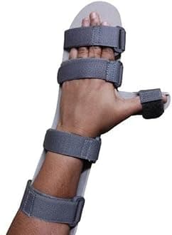 Static Cockup Splint Static Support Splint, Aluminium Hand Support Palm, Elbow Support (For Kids Small Left Hand)