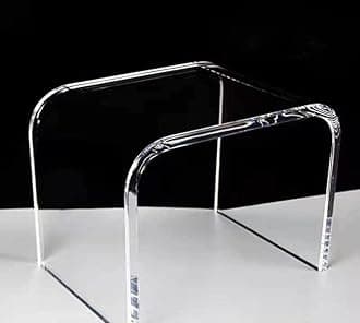 Let's Make Memories Acrylic Coffee Table, Bedroom Nightstand - Acrylic Side Table, Home Desk, 425*280*400mm
