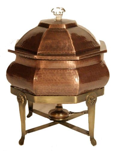 Shastra 6-Quart Octagonal Copper Chafing Dish