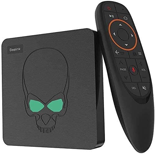Android Tv Box Sleekview bee-link GT King Android 9.0 Amlogic S922X Wifi 6 Core with 4GB DDR4 RAM 64GB eMMC ROM 4K UHD USB 3.0 HDCP 2.2 SPDIF Bluetooth 4.1 Dual Band WiFi & Voice Remote Control