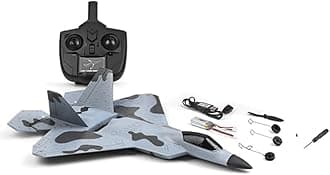 Qwertfeet XK A180 F22 2.4G 3CH 320mm Wingspan 3D/6G Mode Switchable 3-/6- Gyro EPP RC Airplane RTF