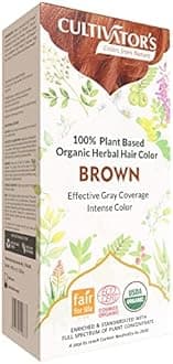 Cultivator's Organic Hair Color - Herbal Ammonia-Free Hair Dye Powder for Wom...