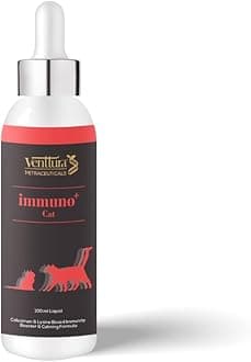 immuno+ Cat Immunity Booster & Calming Supplement for Cats | Supplement for Better Health & Strength | immuno+ Cat (100 Ml Suspension)