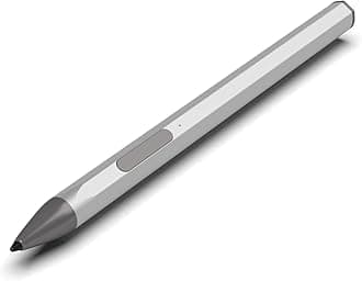 Stylus Pen for HP Envy X360 Pavilion X360 Specter X360 Spectre X2 Envy X2 Rechargeable MPP 2.0 Tilt Active Pen Pressure Sensitivity 4096 Palm Rejection Magnetic Attachment Function Silver