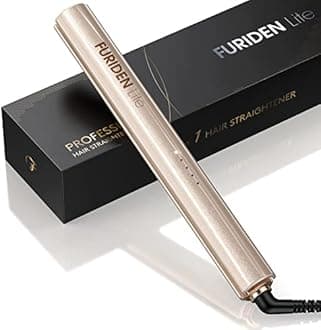 Fashion Women Flat Iron and Curling for Home: Girlfriend Curler Hair Straightener for Longhair - Elegant Wife Travel Hair Straightener for Europe