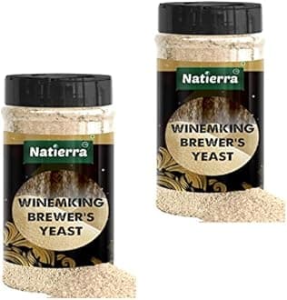 Natierra Baker's Active Dry Yeast 75 Grams | Perfect for Bread, Pizza Dough, Cakes & More | Instant Dry Yeast (100gX2)