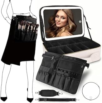 MOMIRA Makeup Bag with Mirror and Light
