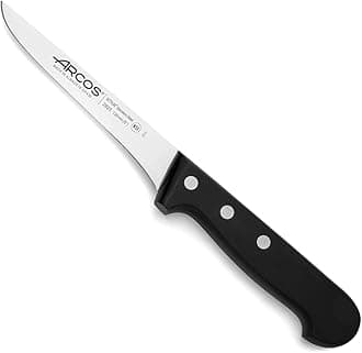 Arcos Boning Knife 5 Inch Nitrum Stainless Steel and 130 mm Blade,Professional Butcher Knife to Slice Bones from Meat, Ergonomic Polypropylene Handle, Series Universal, Color Black
