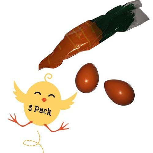 Easter Bunny Carrot Gift Bag - 3 Pack