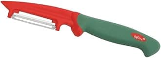 Stainless Steel Fruit Peeling Knife, Green, Red