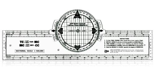 13" Azimuth Compass Rose Navigation Plotter - Lifetime Guaranteed by APR