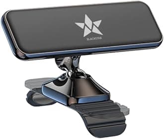 Blackstar AERO Mag - 720° Angle Rotation-Enabled Magnetic Mobile Phone Holder for Car Dashboard/Car Phone Mount with Super-Strong Magnets and Endless Rotation Angles