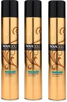 urbannova Super Hold Hair Spray For Men & Women of All Hair Types | Professional Strong Hold Hair Styling Spray | No Stiffness & Natural Finish (400 ML) (Pack of 3)