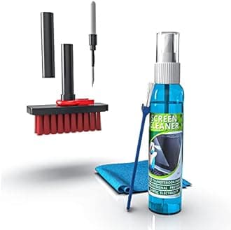 SWAPKART 8 in 1 Soft Brush Multifunction Cleaning Tools Kit for Keyboard, Earphone Laptop Camera & Lens, LED LCD Screen Display Cleaner Keycap Puller Microfiber Cloth PC TV Mobiles Electronics