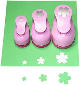 CADY Crafts Punch Set 8mm 15mm 25mm Paper Punches 3pcs/Set (Flowers)