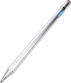 BoxWave Stylus Pen Compatible with Huawei MateBook X Pro - AccuPoint Active Stylus, Electronic Stylus with Ultra Fine Tip - Metallic Silver
