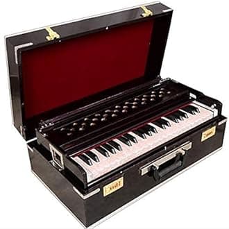 - Harmonium 42 Key 2 Reed 440 Tuned Total Wood Musical Instruments Folding Harmonium