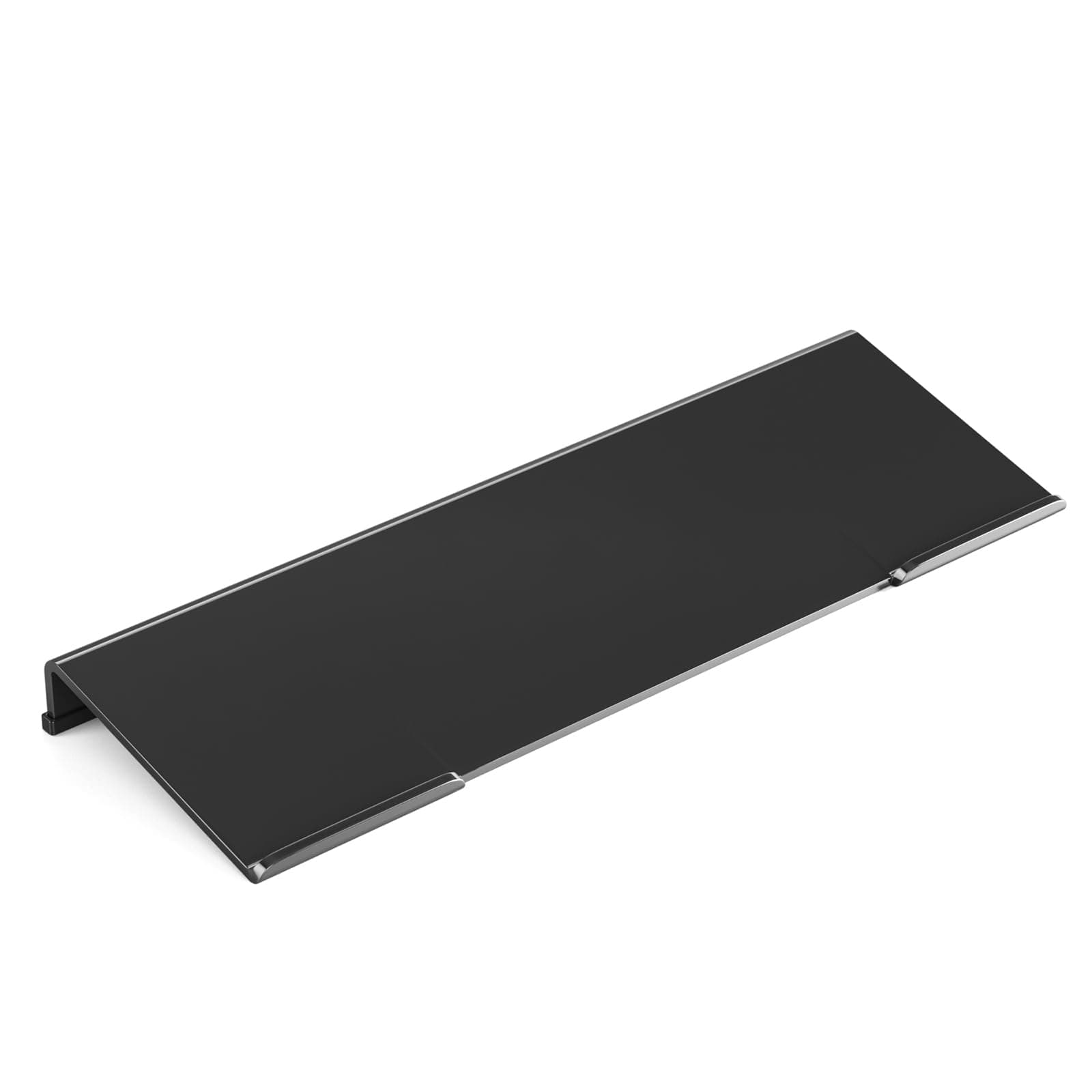 Richboom Computer Keyboard Stand Tilt PC Keyboard Stand Riser for Easy Ergonomic Typing, Acrylic Keyboard Tray Holder for Office Desk, Home, School, with Silicone Anti-Slip Case, Black