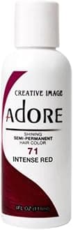 Semi-Permanent Haircolor #071 Intense Red 4 Ounce (118ml) (6 Pack)