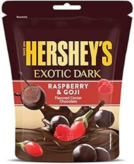 HERSHEY'S Exotic Dark Raspberry &Goji Flavor | Dark Cocoa Rich Chocolates 33.3gram