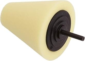 Sevenfly Wheel Sponge Buffing Polishing Cone for Automotive Car Wheel Hub Care Metal Polish Buffing Polishing Ball(Yellow)