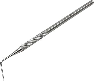 Professional Dental Tartar Scraper Tool Oral Picks to Remove Calculus from Teeth, Plaque Remover, Tooth Scraper for Oral Hygiene Care Made of Stainless Steel (EXP #6)