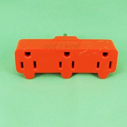 Powertech 3 Outlet Grounding Adaptor