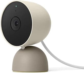 Nest Security Cam (Wired) - 2nd Generation - Linen, 1080p, Motion Only