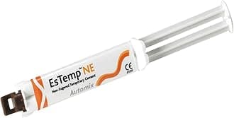 STRONG Dental Adhesive for Caps, Crowns, Bridges, Inlays, Onlays, Implants, EsTemp NE