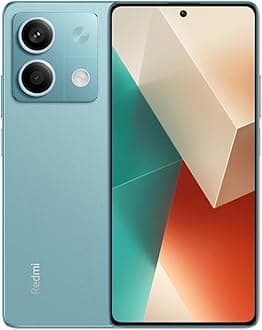 Xiaomi Redmi Note 13 5G + 4G LTE (256GB + 8GB) 6.67" 108MP Triple (for Tmobile Mint Tello & Global) Global Bands Unlocked (Ocean Teal)