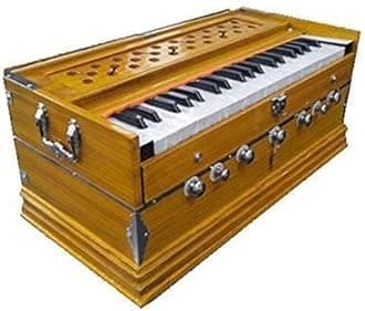 Harmonium 440Hz Extra Height Long Sustain Sustain Sustain Sound Yoga Badan Size - 22 x 12 x 10 Inches