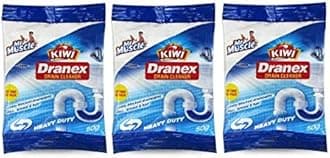 Mr. Muscle Dranex Drain Cleaner; 50 g Pouch (Pack of 3)