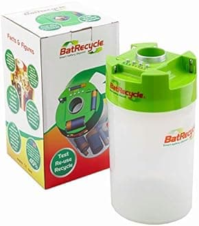 Batrecycle - Battery recycling bin with built in tester.