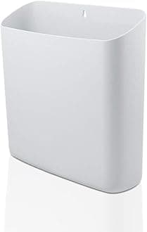 Picowe Magnetic Laundry Storage, Large Lint Holder Bin, Space-Saving Trash Container Hanging on Dryer, Washer or Wall Mount (Gray White)